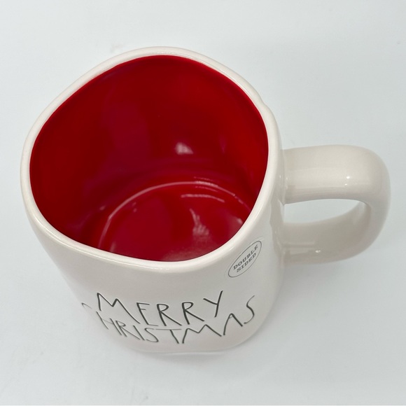 Rae Dunn MERRY CHRISTMAS Double Sided Ceramic Christmas Coffee Tea Mug - Picture 5 of 6